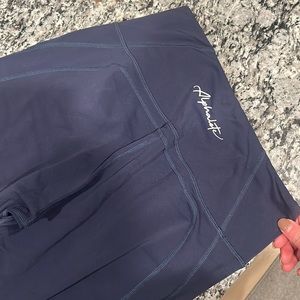 Navy Alphalete Leggings